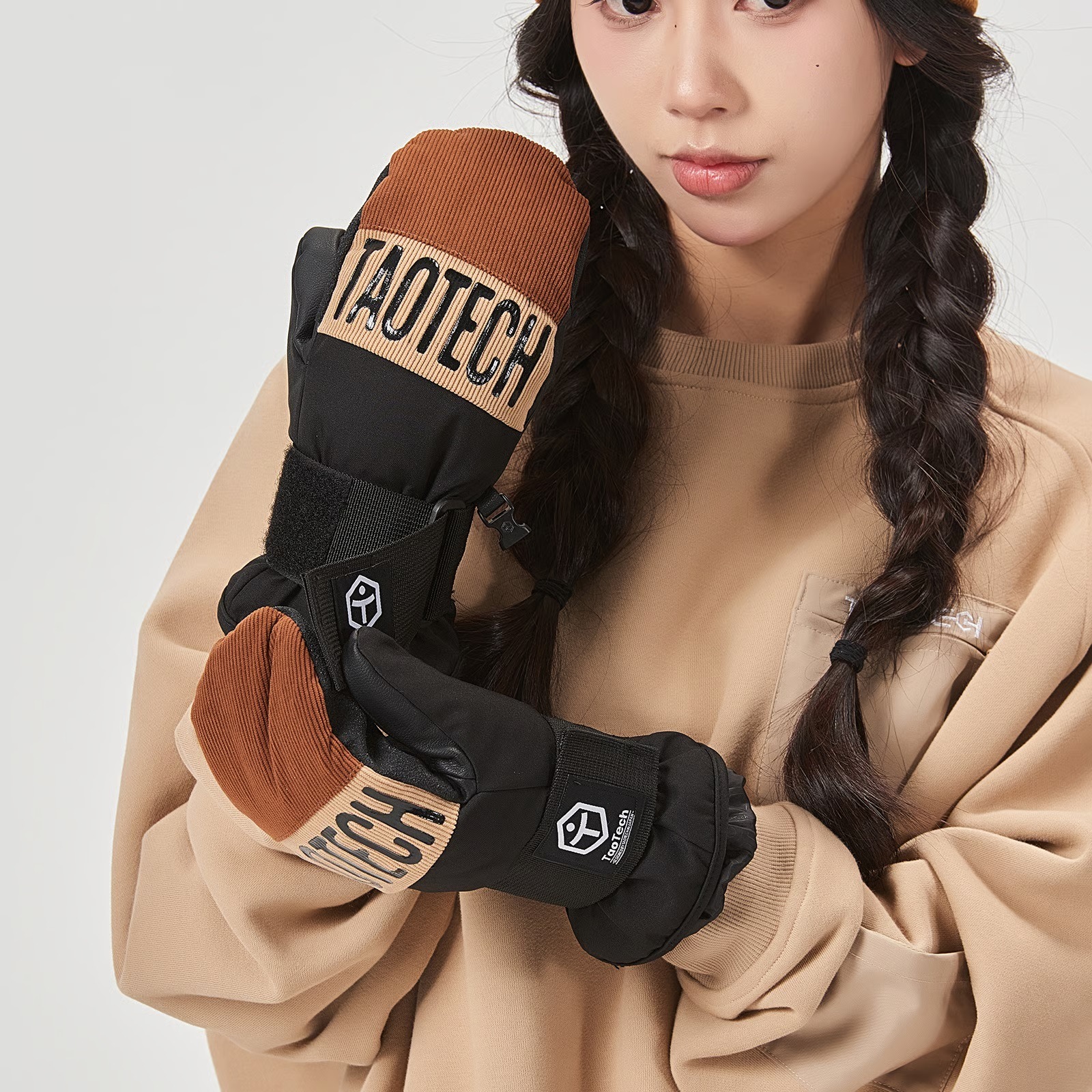【TaoTech】Basic Straps Gloves ベーシックグローブ ベルトタイプ 【ブラウン】