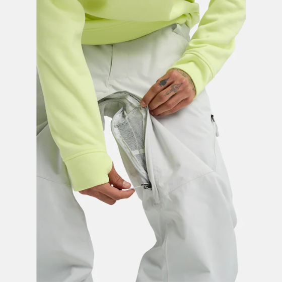 【BURTON】2526 リザーブ 2レイヤー リラックス パンツ【Gray Cloud】