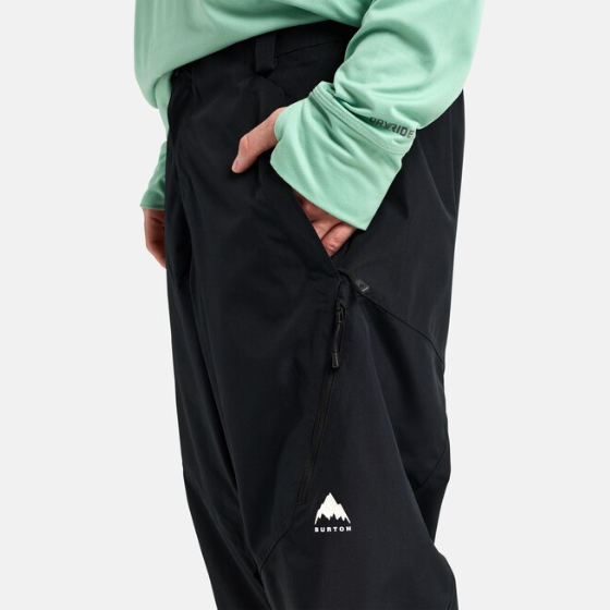 【BURTON】2526 リザーブ 2レイヤー リラックス パンツ【True Black】