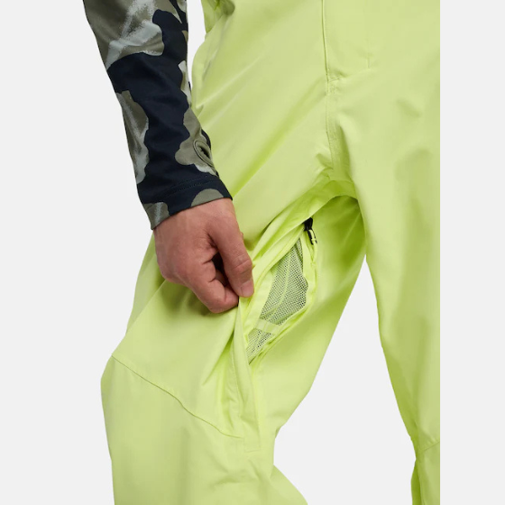 【BURTON】2526 リザーブ 2レイヤー リラックス パンツ【Yellow Green】