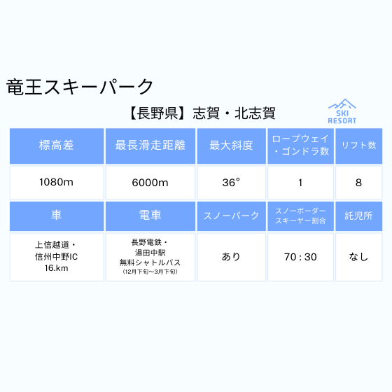 338 竜王スキーパーク 1日券