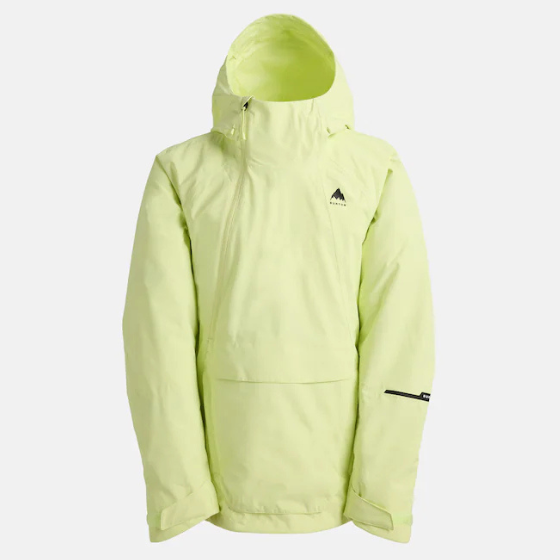 【BURTON】2526 リザーブ 2レイヤー リラックス アノラックジャケット【Yellow Green】