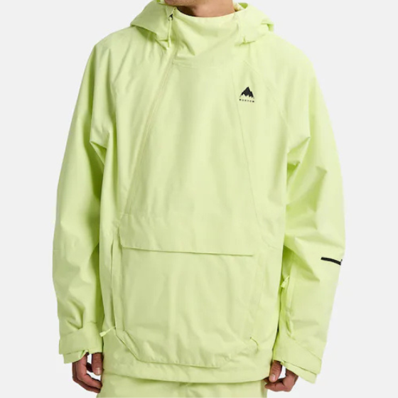 【BURTON】2526 リザーブ 2レイヤー リラックス アノラックジャケット【Yellow Green】