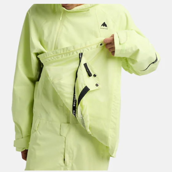 【BURTON】2526 リザーブ 2レイヤー リラックス アノラックジャケット【Yellow Green】