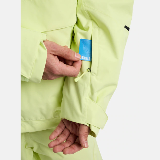 【BURTON】2526 リザーブ 2レイヤー リラックス アノラックジャケット【Yellow Green】