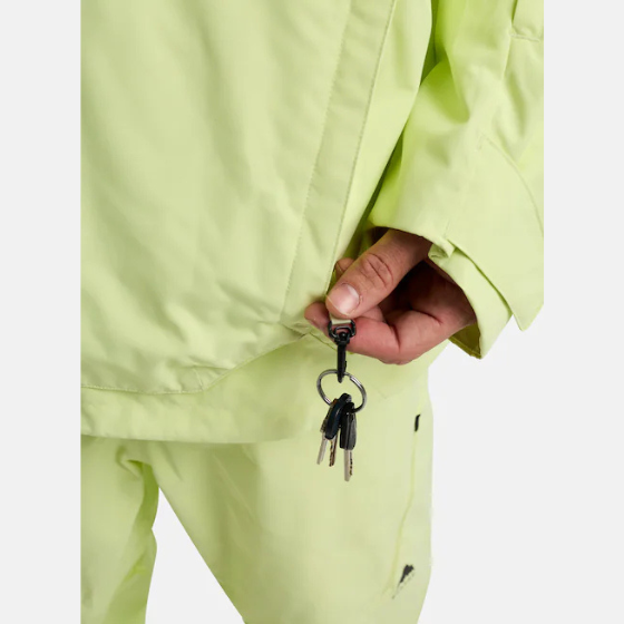 【BURTON】2526 リザーブ 2レイヤー リラックス アノラックジャケット【Yellow Green】