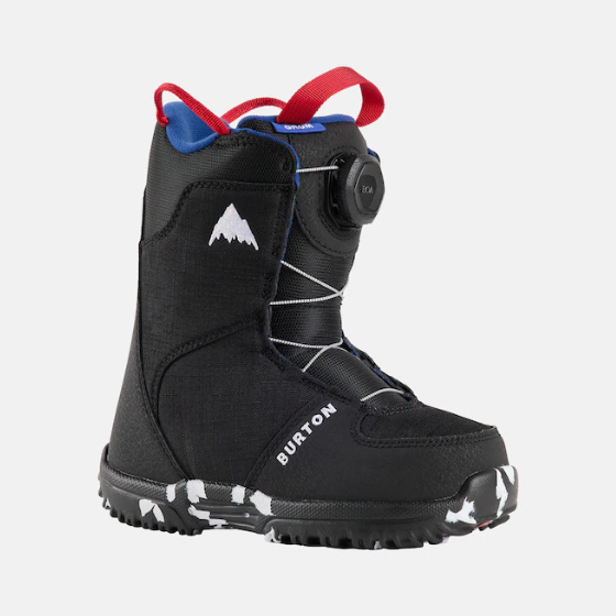 BURTON 子ども用スノーボードブーツ GROM BOA BURTON】 キッズ グロム BOA スノーボードブーツ【Black】 | スノー