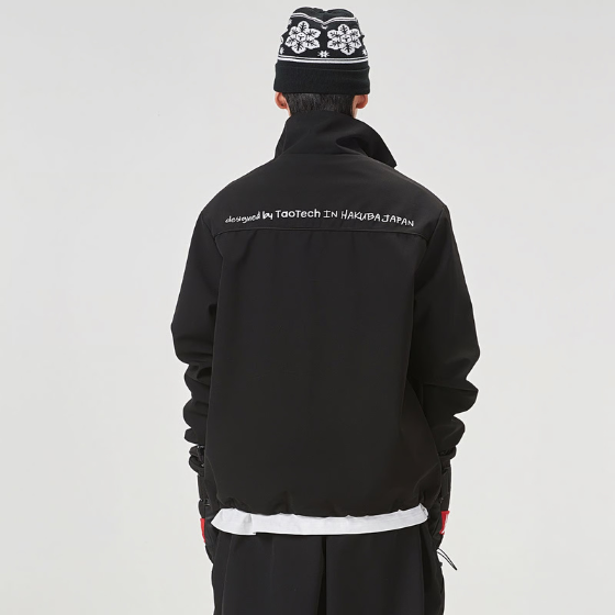 【TaoTech】2L Stand Collar Jacket ハーフジップジャケット【ダークグリーン】