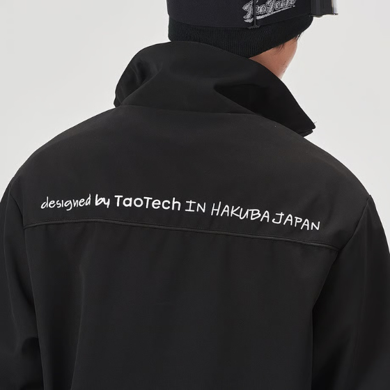 【TaoTech】2L Stand Collar Jacket ハーフジップジャケット【ダークグリーン】