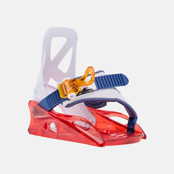 キッズ Burton グロム ディスク スノーボードバインディング　Mサイズ BURTON】 キッズ グロム ディスク スノーボードバインディング【Red