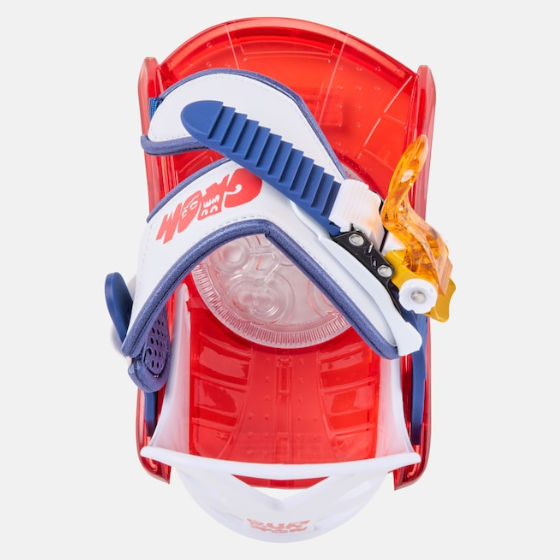 BURTON】 キッズ グロム ディスク スノーボードバインディング【Red