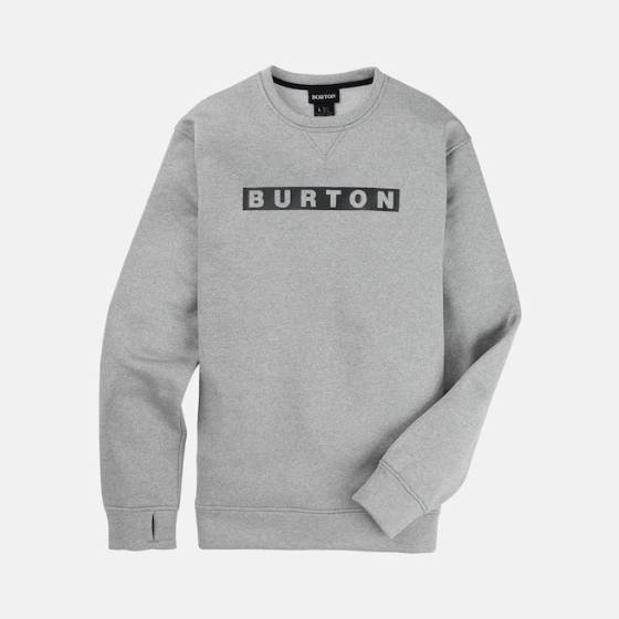 【BURTON】オーク クールネック  プルオーバー【Gray Heather】