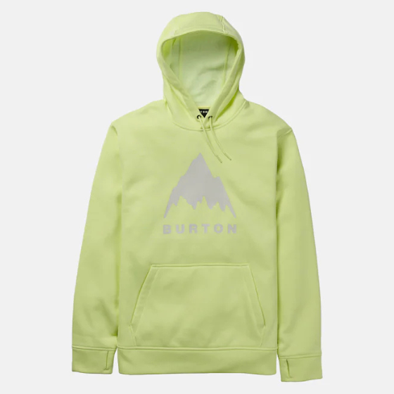 【BURTON】オーク プルオーバーフーディー【Yellow Green】
