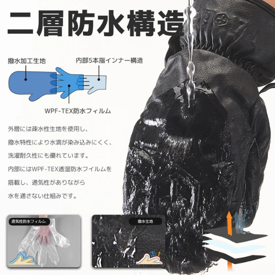【TaoTech】レザーグローブ
