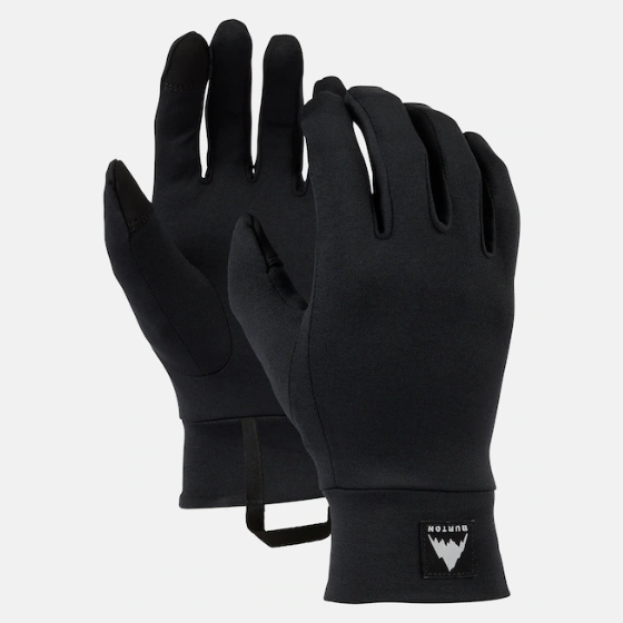 【BURTON】タッチスクリーン グローブライナー【True Black】