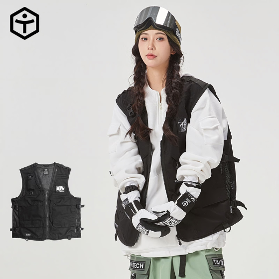 【TaoTech】Functional Vest マルチベスト【ブラック】