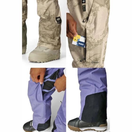 【686】2526 GORE-TEX CORE SHELL パンツ【BLACK】