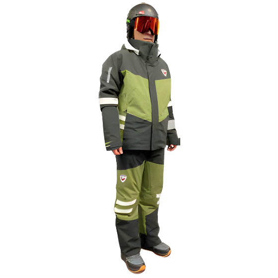 【ROSSIGNOL】DEMO TEAM JACKET【BLACK×KHAKI】