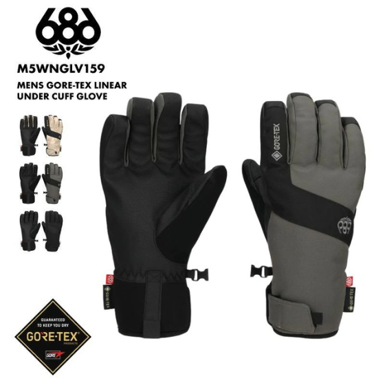 【686】2526 GORE-TEX LINEAR UNDER CUFF GLOVE【BLACK】