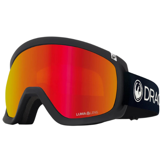 【DRAGON】D3【ストラップ：PREMIUM BLACK/レンズカラー：J.RED ION】