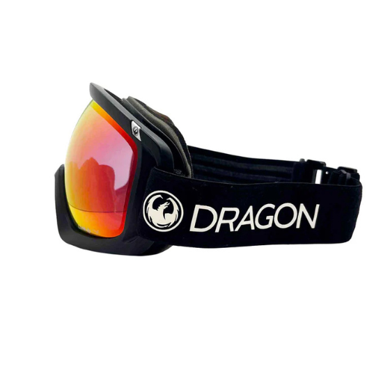 【DRAGON】D3【ストラップ：PREMIUM BLACK/レンズカラー：J.RED ION】