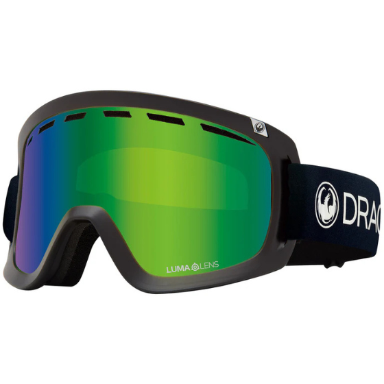 【DRAGON】D1【ストラップ：PREMIUM BLACK/レンズカラー：J.GREEN ION】