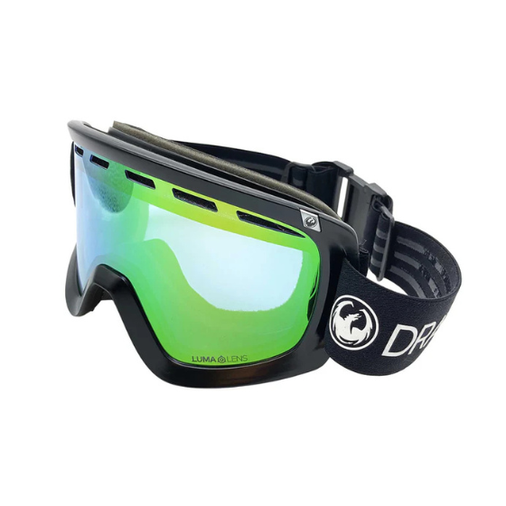 【DRAGON】D1【ストラップ：PREMIUM BLACK/レンズカラー：J.GREEN ION】