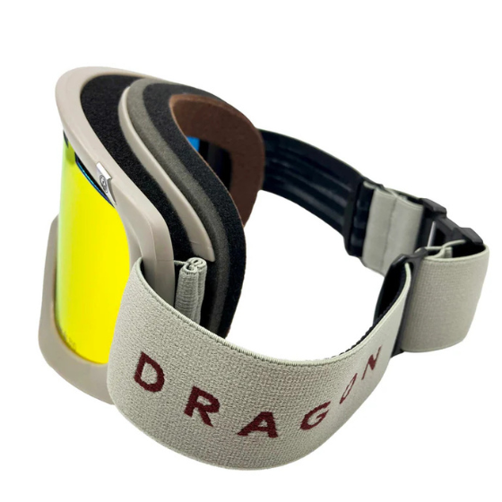 【DRAGON】D1【ストラップ:LITE BEIGE2/レンズカラー:J.RED ION】