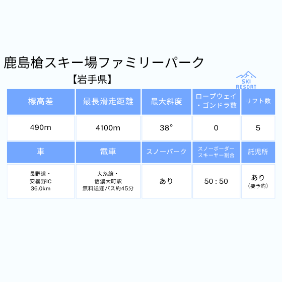 141 鹿島槍スキー場 ファミリーパーク1日券【中学生以上】