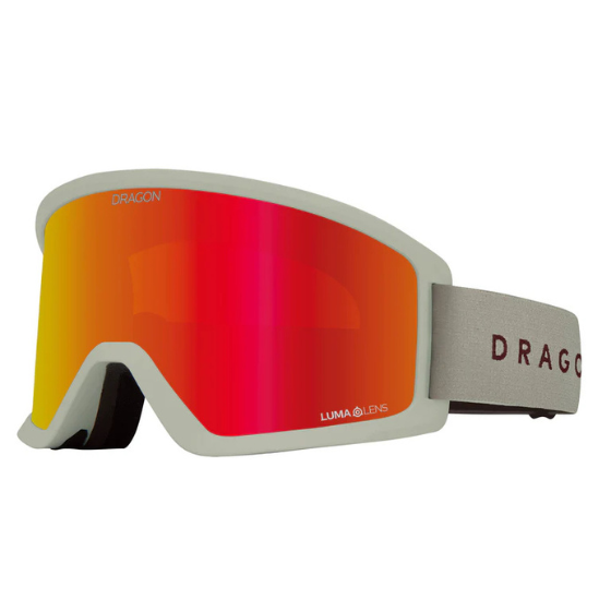 【DRAGON】DX3【ストラップ：LITE BEIGE 2/レンズカラー：J.RED ION】