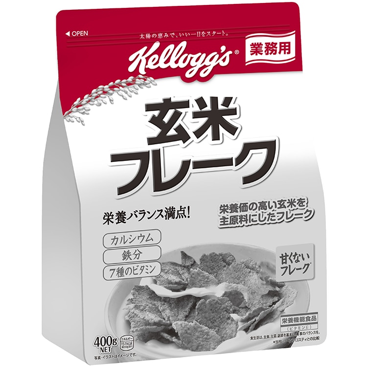 ケロッグ 業務用品 玄米フレーク 400gx8袋 常温】日本ケロッグ）業務用玄米フレーク(袋) 400G (日本ケロッグ合同