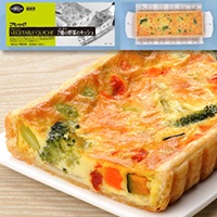 冷凍】フリーカット7種の野菜のキッシュ 300G (株式会社フレック/洋風