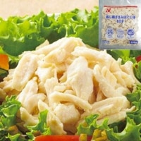 冷凍】蒸し鶏ささみほぐし身IQF 500G (株式会社ニチレイフーズ/鶏加工