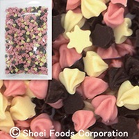 冷蔵】チップチョコ(星型) ミックス 500G (正栄食品工業株式会社