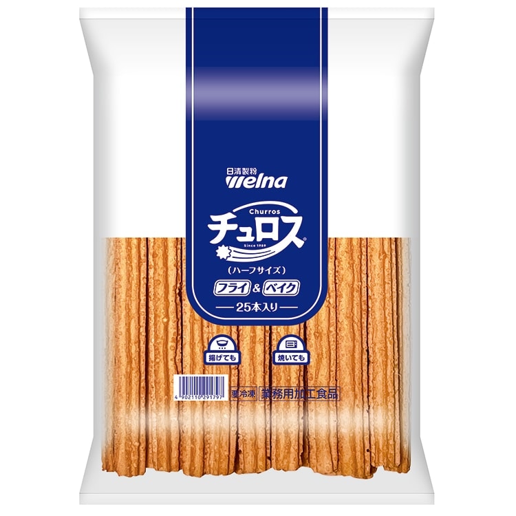 冷凍】チュロスハーフサイズ(フライ&ベイク) 25G 25食入 (株式会社日清