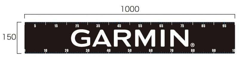 GARMIN正規代理店｜カーペットデカール横=1000mmの通販｜魚探 