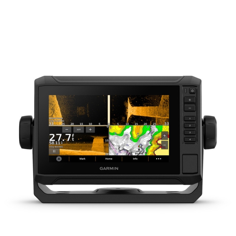 GARMIN echomap 75SV 魚群探知機 ☆日本語☆本体、カバー、土台