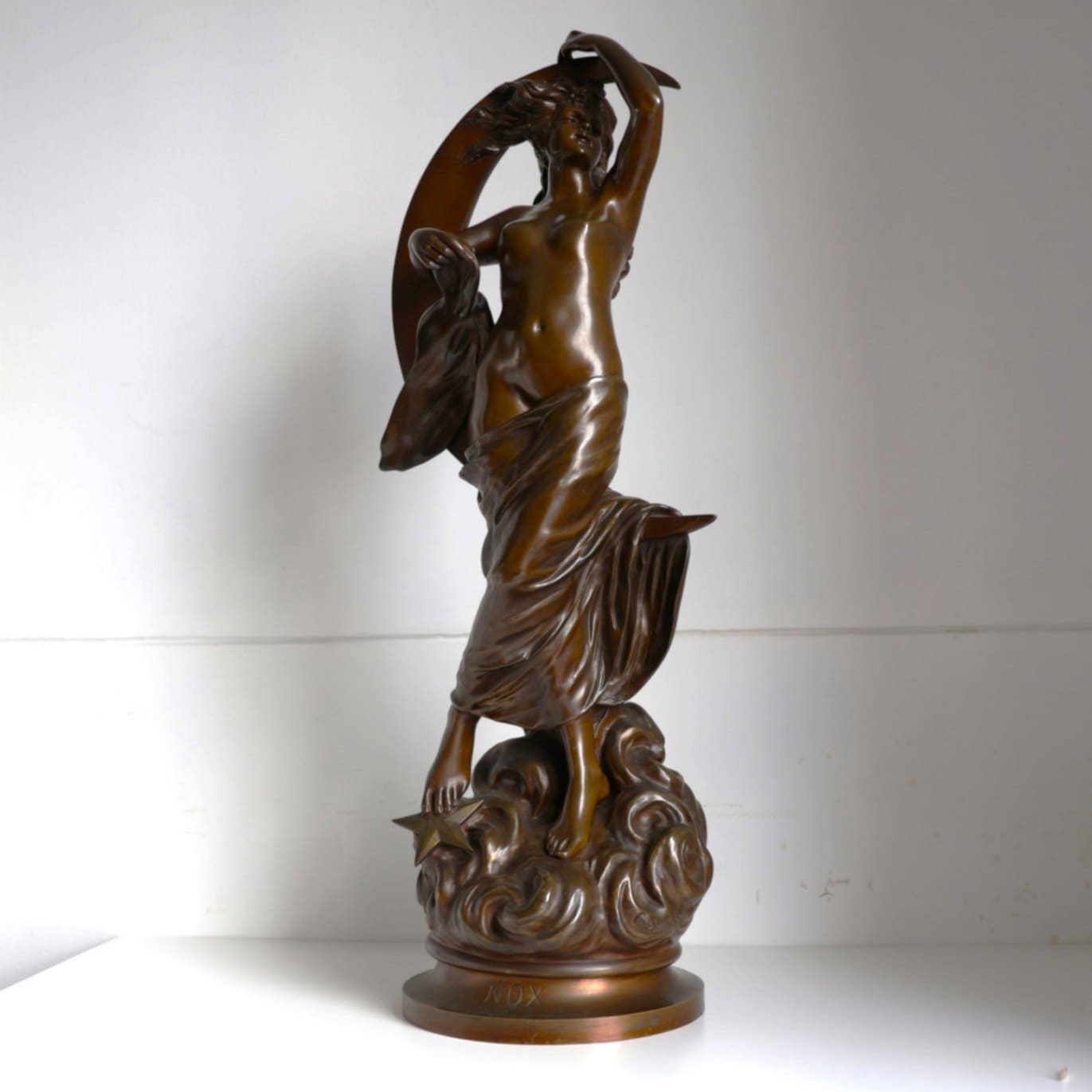 ピエール=エティエンヌ・ダニエル・カンパーニュ ブロンズ像「夜」