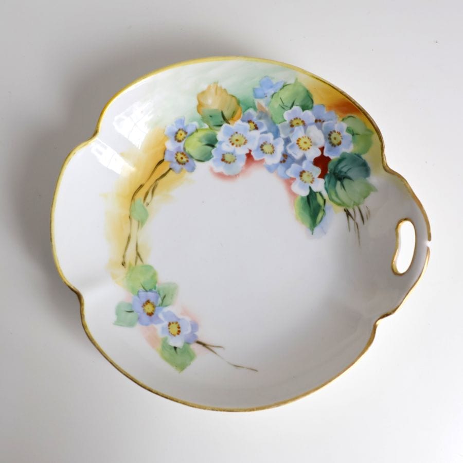 オールドノリタケ 色絵花文ボウル