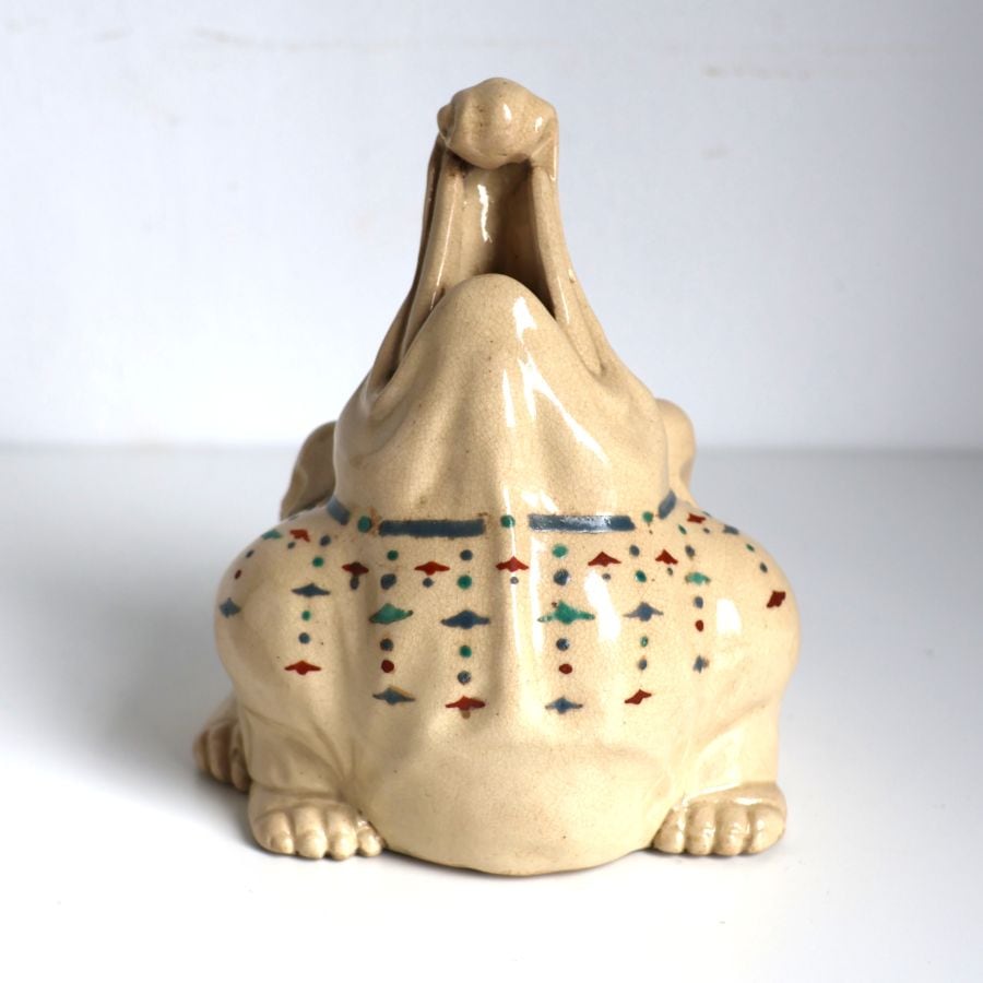 古清水 色絵錆絵象香炉 | 陶磁器 | Gallery Adel（ギャラリーアーデル）