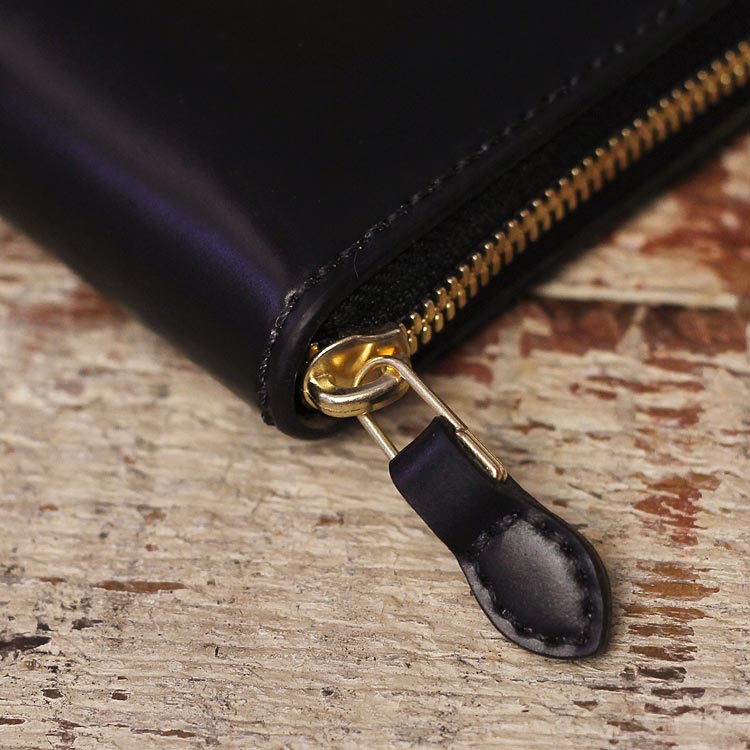 シェル　コードバン　HORWEEN社　長財布　バーガンディ　お札入れ HORWEEN シェルコードバン 長財布 バーガンディ | CUERO