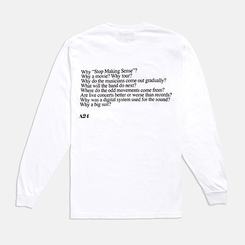 A24��STOP MAKING SENSE�ץ���T����ġ��ۥ磻��
