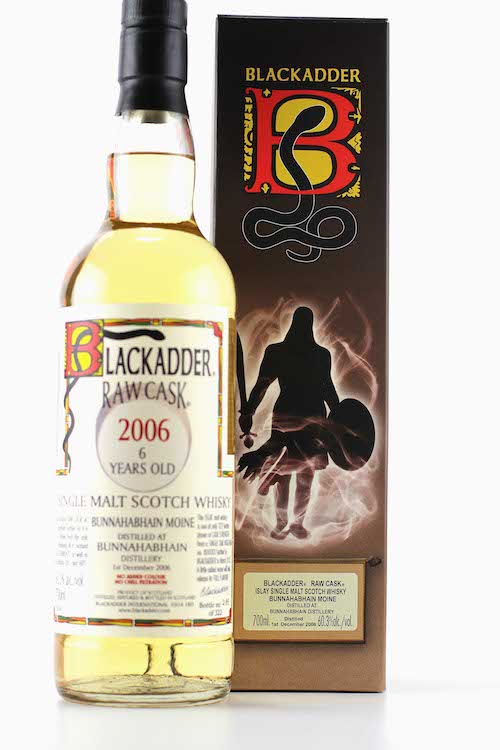 BLACKADDER RAW CASK BUNNAHABHAIN MOINE 2006 6yo Cask No.80003 60.3%
