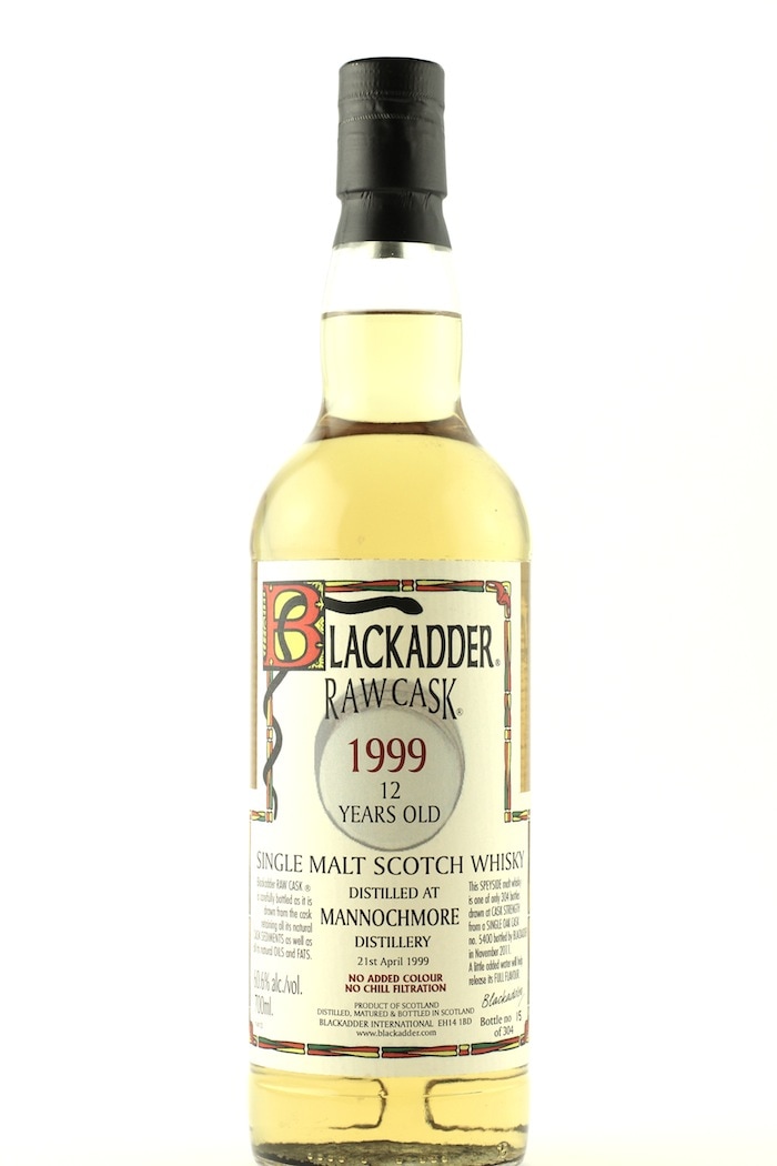 BLACKADDER RAW CASK MANNOCHMORE 1999 12yo 60.6%