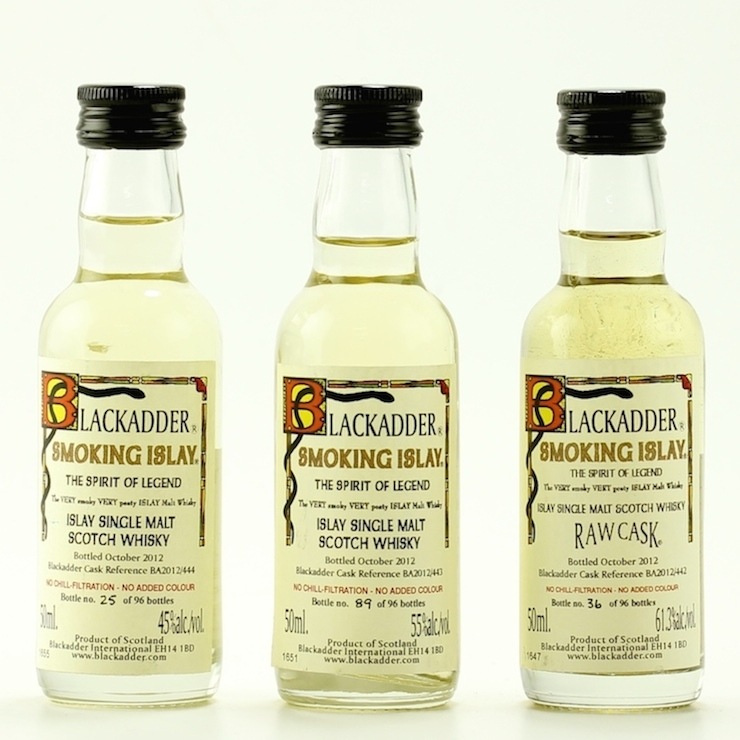 BLACKADDER RAW CASK SMOKING ISLAY 50ml 3本セット