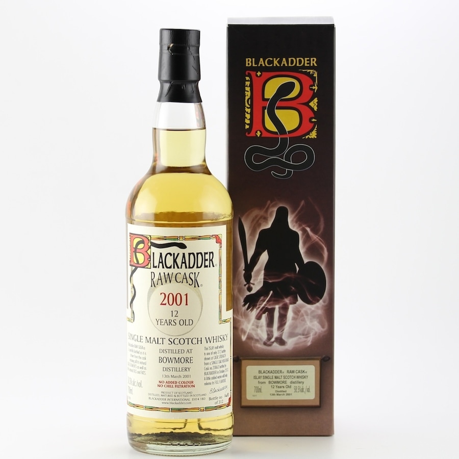 BLACKADDER RAW CASK BOWMORE 2001 12yo Cask Ref:20063 58.5