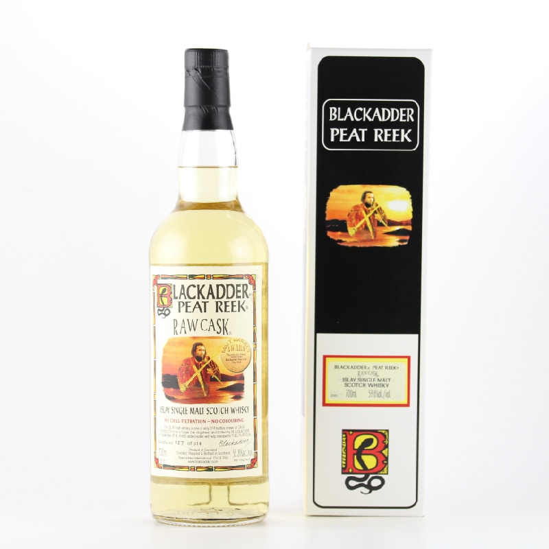 BLACKADDER RAW CASK PEAT REEK Cask Ref:PR2014-9 59.8%