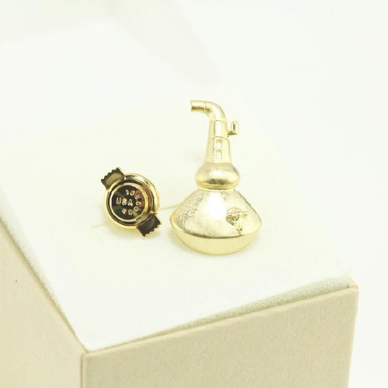 POTSTILL PIN BROOCH 18金メッキ