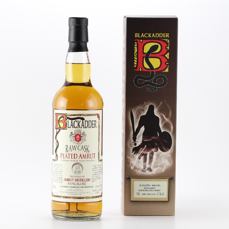 BLACKADDER RAW CASK PEATED AMRUT Cask Ref:BA20/2015 62.1