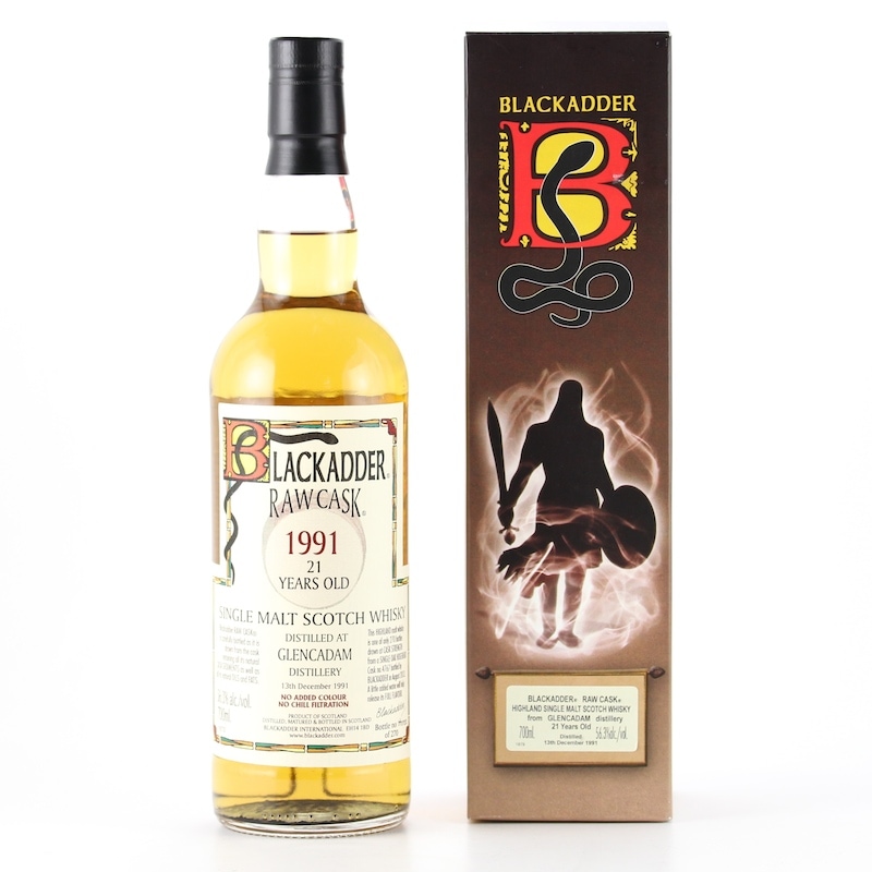 BLACKADDER RAW CASK GLENCADAM 1991 21yo Cask Ref:4767 56.3%